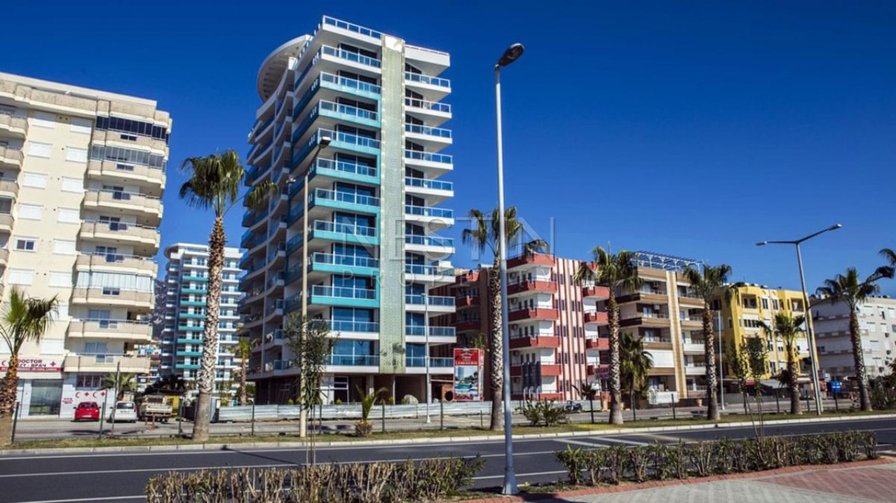 Квартира 2+1 в новой резиденции в Махмутларе на берегу моря фото 4