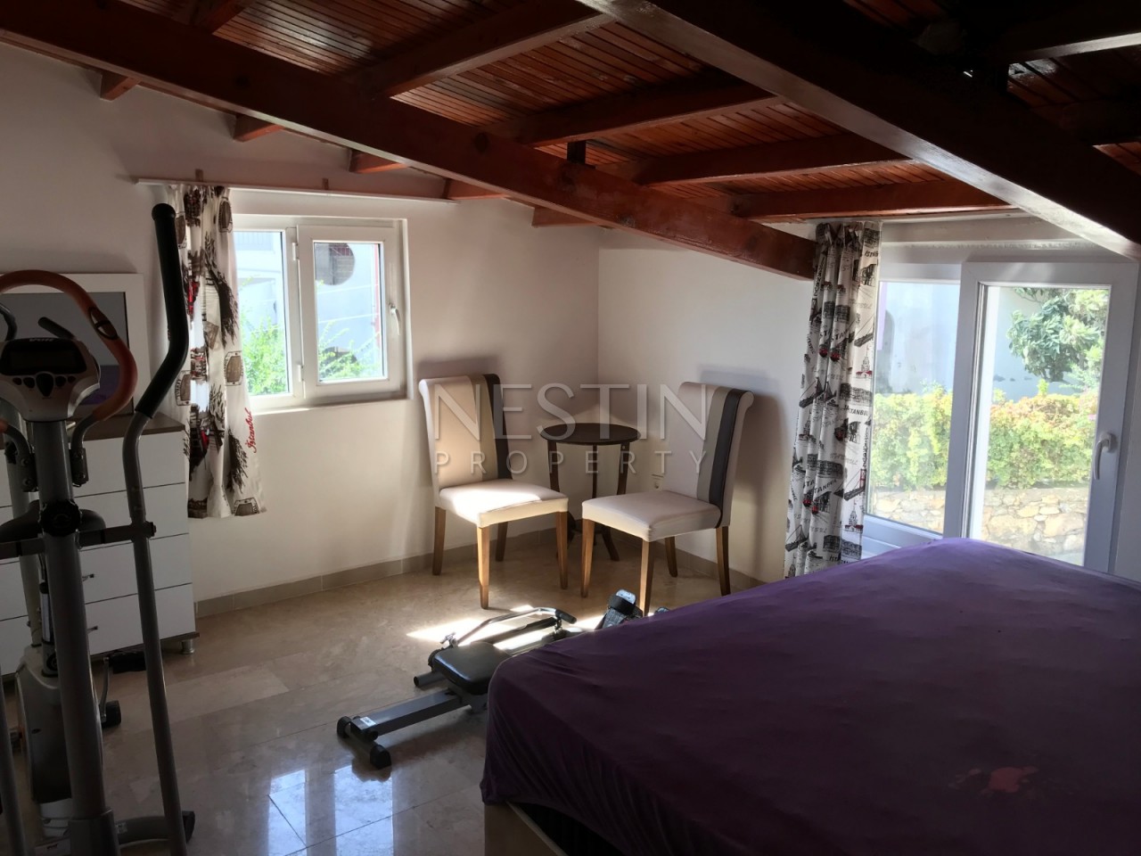 Панорамный таунхаус 4+1 с видом на море в районе Конаклы фото 18