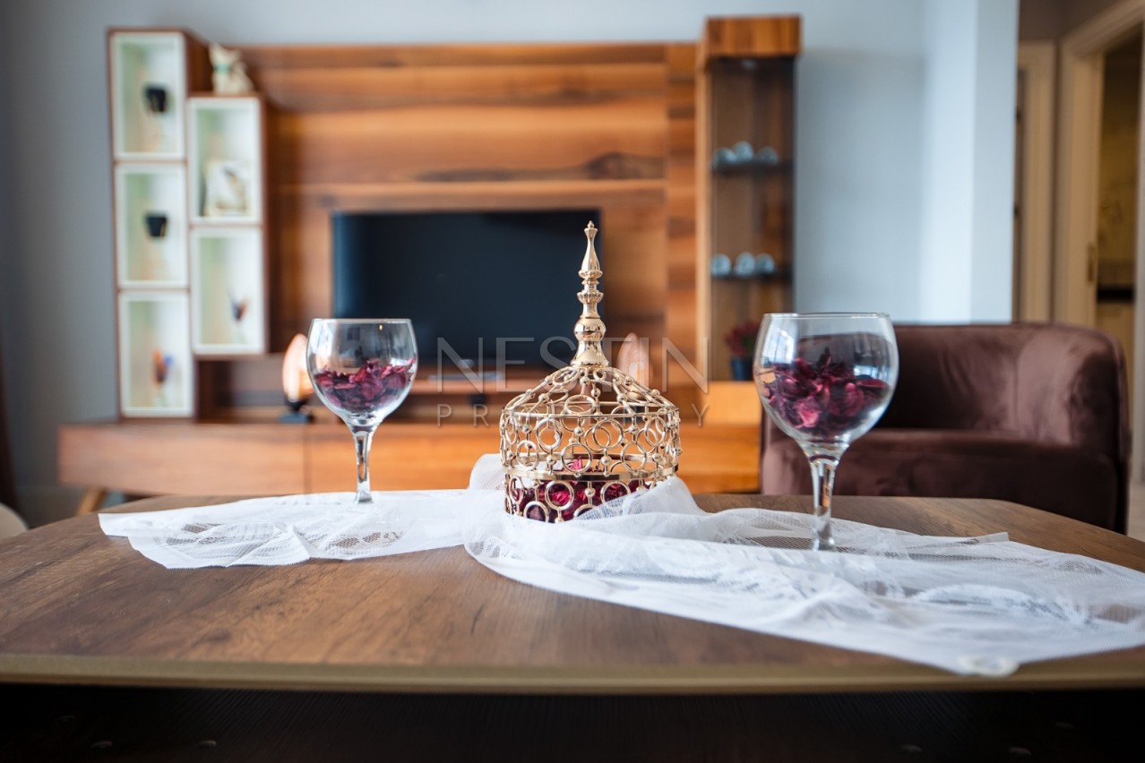 Большая квартира 2+1 в новом комплексе в 500 м от пляжа в Махмутларе фото 4