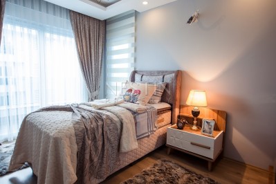 Большая квартира 2+1 в новом комплексе в 500 м от пляжа в Махмутларе фото 13