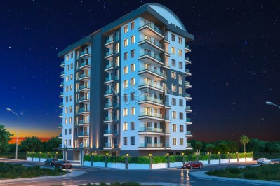 Квартира 1+1 на стадии строительства в районе Махмутлар фото 10