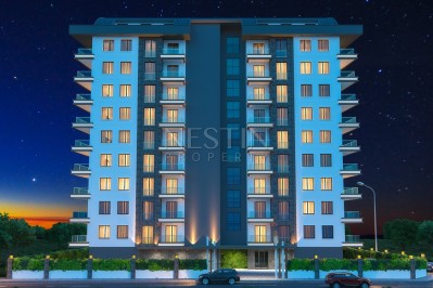 Квартира 1+1 на стадии строительства в районе Махмутлар фото 12