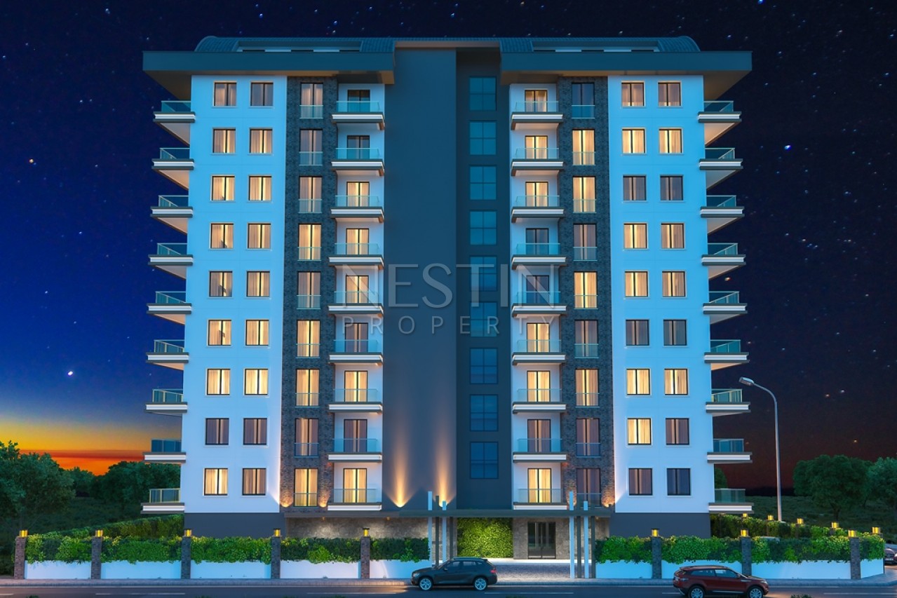 Квартира 1+1 на стадии строительства в районе Махмутлар фото 12