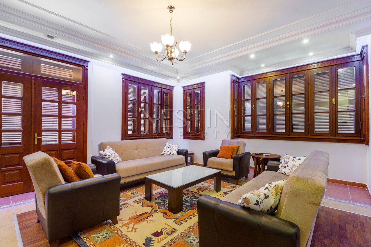 Вилла 3+1 с видом на Средиземное море в центре Алании фото 8