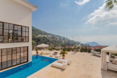 Роскошная вилла 5+2 с бассейном в районе Бекташ фото 21