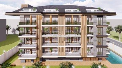 Новый проект в центре Алании в 270 м от пляжа Клеопатры фото 9