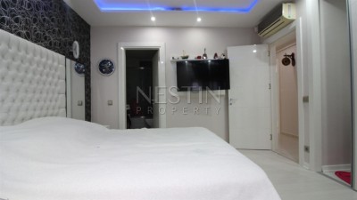 Светлая квартира в доме с инфраструктурой и большим садом в Коньяалты фото 29