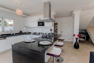 Уютная вилла 3+2 с бассейном и видом на море в Каргыджаке фото 26