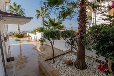 Уютная вилла 3+2 с бассейном и видом на море в Каргыджаке фото 11