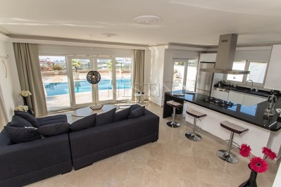 Уютная вилла 3+2 с бассейном и видом на море в Каргыджаке фото 22