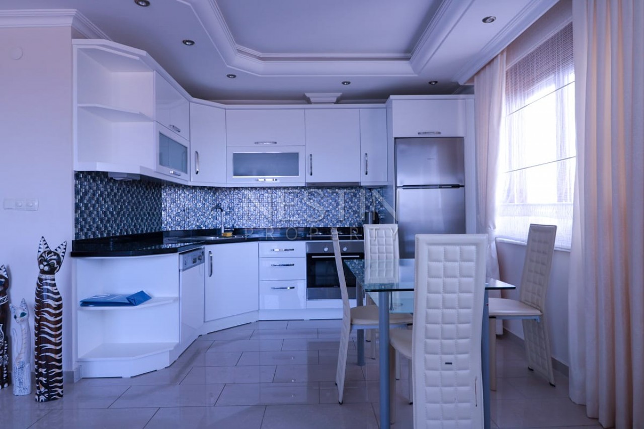 Трехкомнатная квартира в Махмутларе с видом на море фото 11