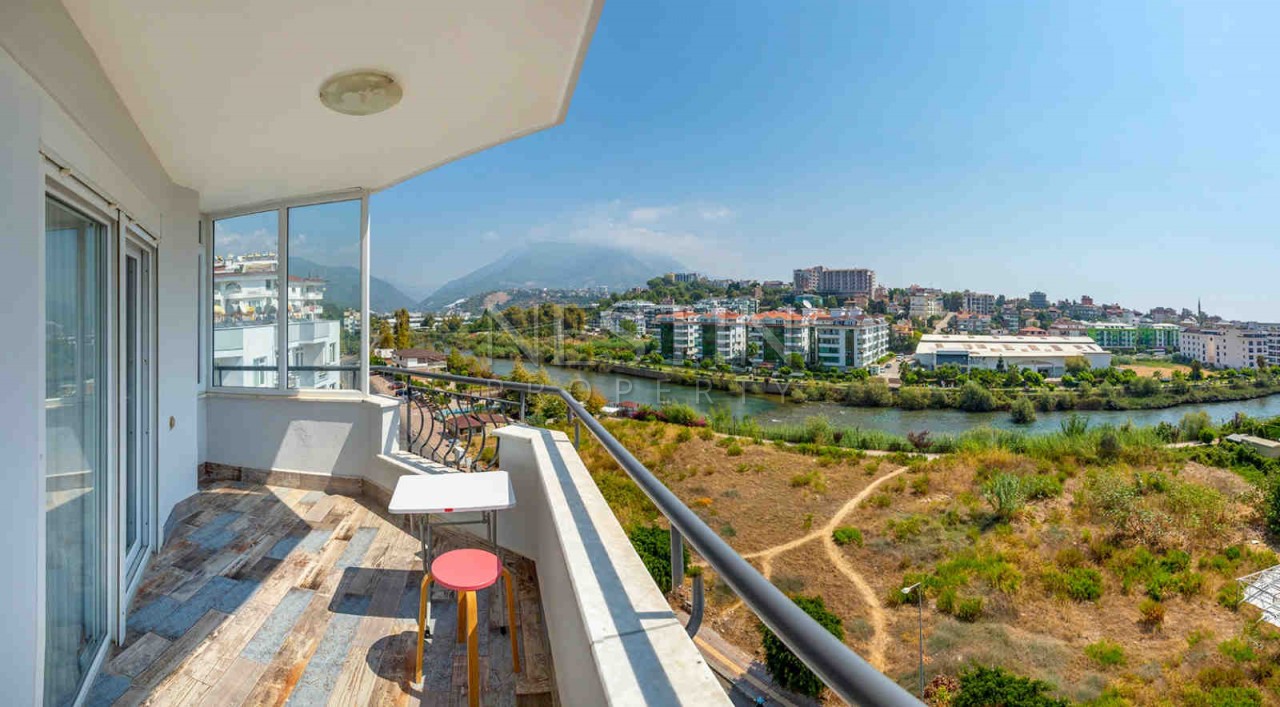 Красивая квартира 1+1 в Тосмуре с видом на горную реку фото 7