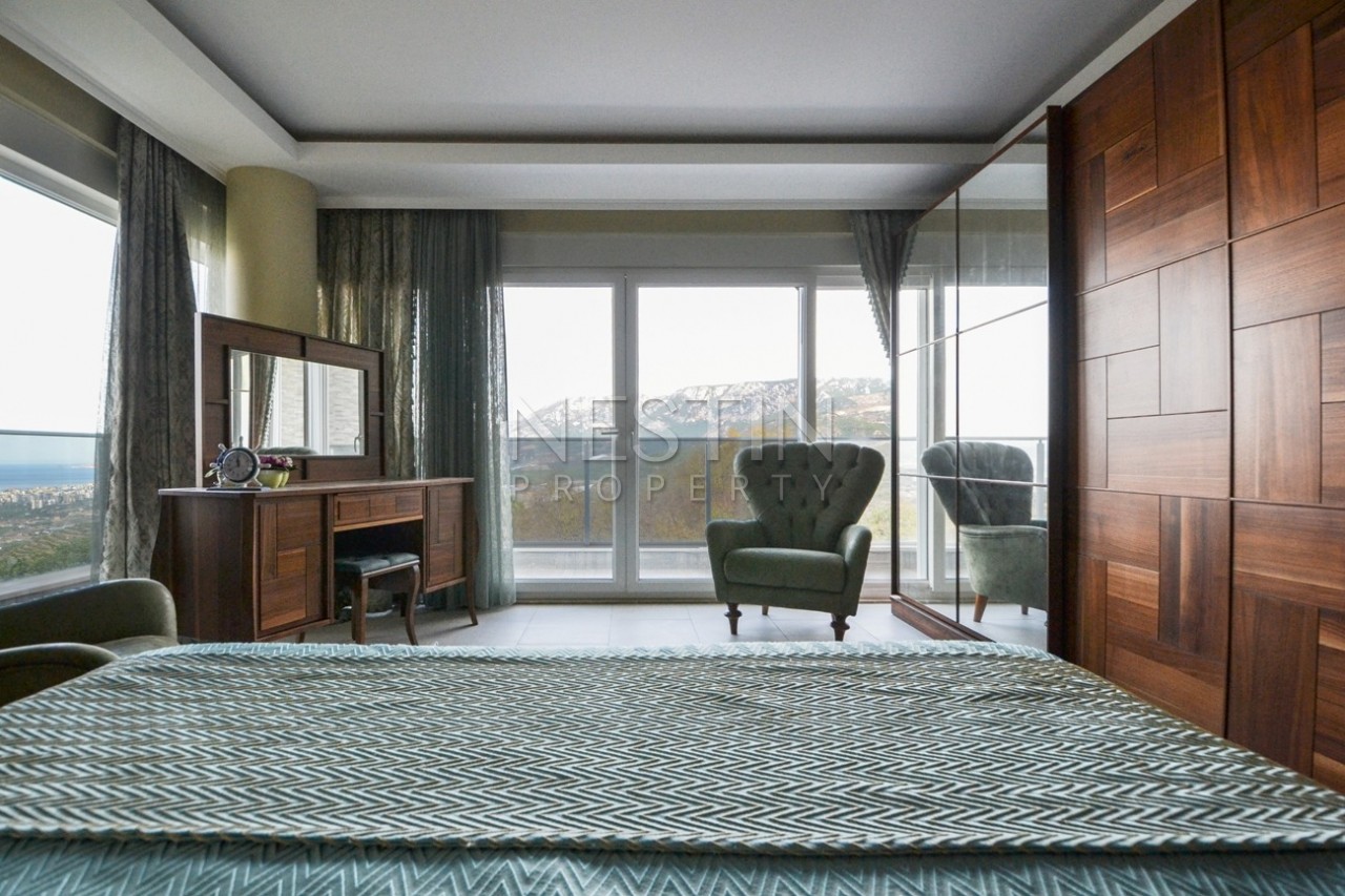 Роскошная вилла 4+1 с видом на Средиземное море в Каргыджаке фото 22