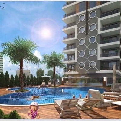 Бюджетная квартира 1+1 в новом доме в Махмутларе фото 2