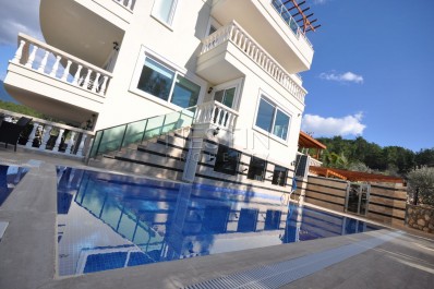 Отдельная вилла 6+2 с лифтом и открытым видом на море фото 2