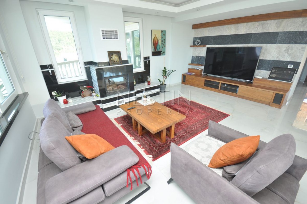 Отдельная вилла 6+2 с лифтом и открытым видом на море фото 39