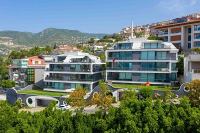 Современная квартира 2+1 в районе Бекташ с видом на море фото 1