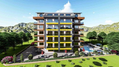 Новый строящийся комплекс в районе Джикджилли в 850 м от моря фото 2