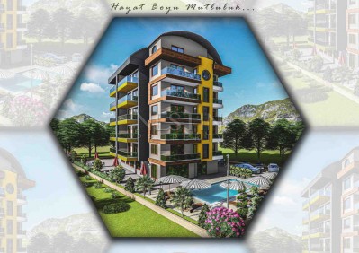 Новый строящийся комплекс в районе Джикджилли в 850 м от моря фото 9