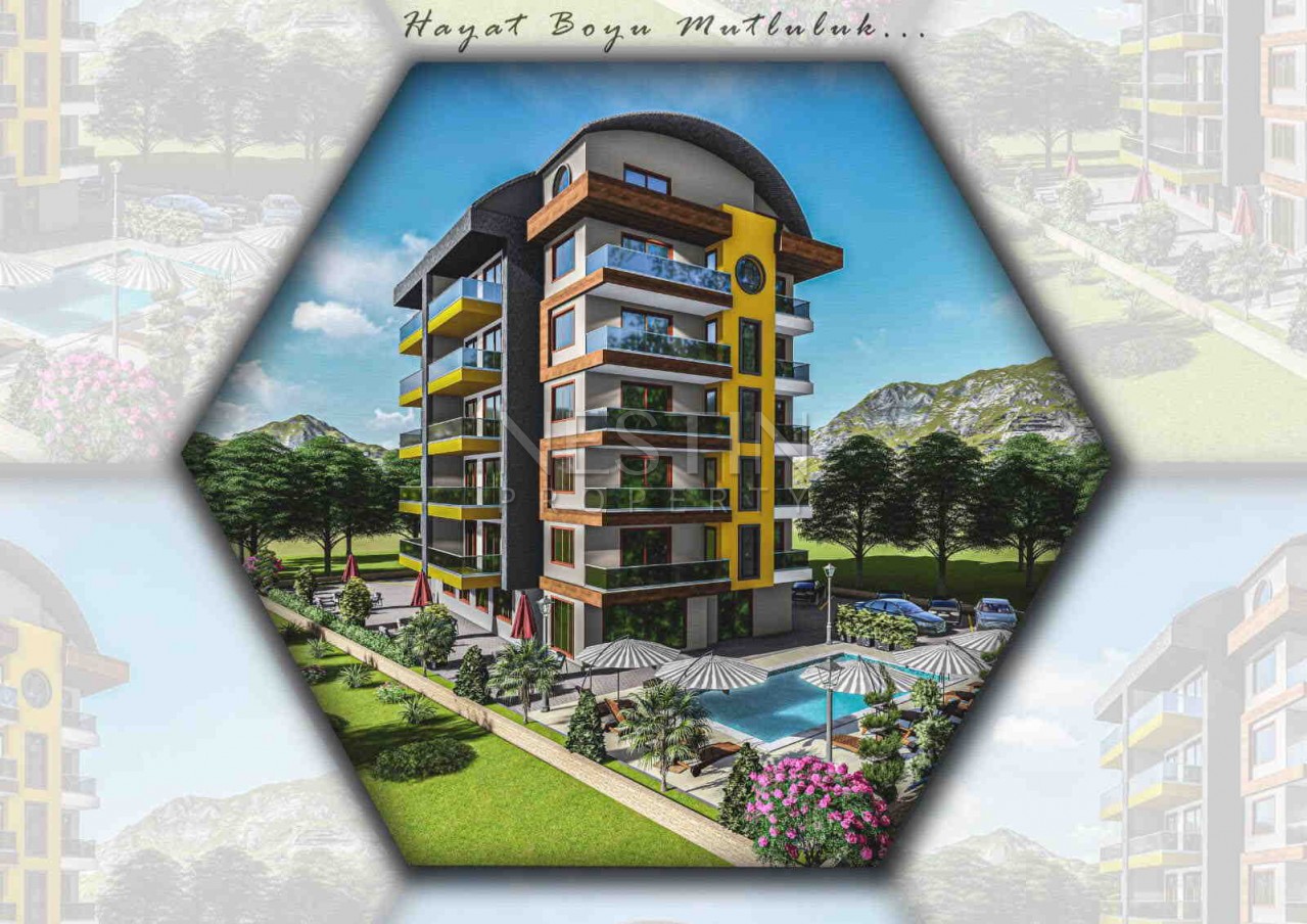 Новый строящийся комплекс в районе Джикджилли в 850 м от моря фото 9