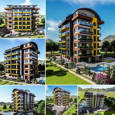 Новый строящийся комплекс в районе Джикджилли в 850 м от моря фото 13