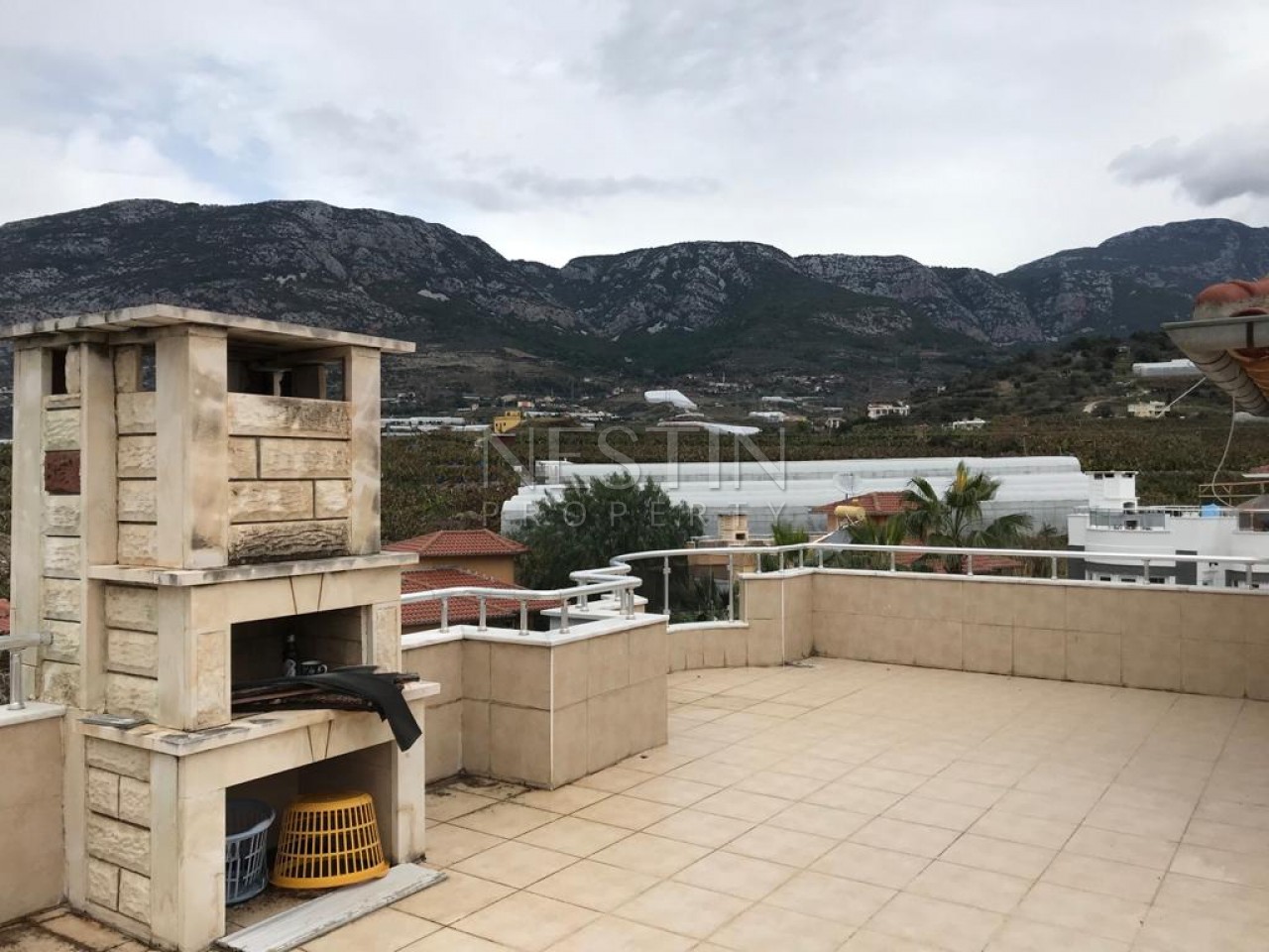 Вилла 4+1 в центре района Махмутлар с видом на Торосские горы фото 9