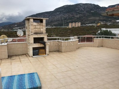 Вилла 4+1 в центре района Махмутлар с видом на Торосские горы фото 12