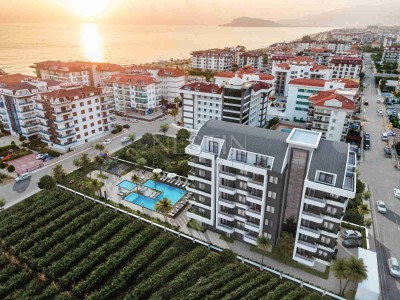 Комплекс на стадии строительства в 200 м от моря в Кестель фото 1