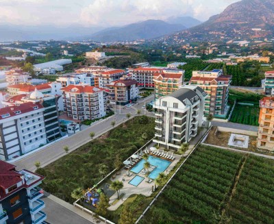 Комплекс на стадии строительства в 200 м от моря в Кестель фото 2