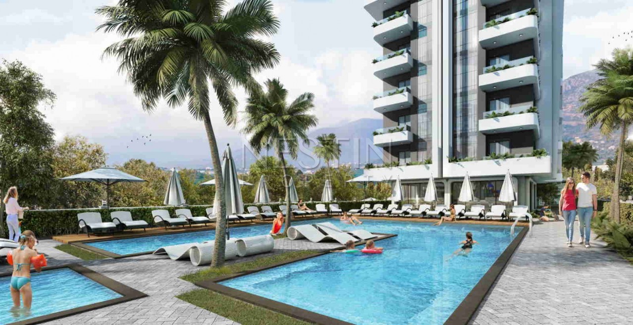 Комплекс на стадии строительства в 200 м от моря в Кестель фото 6