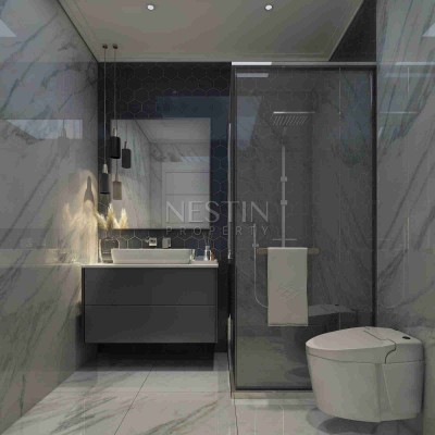 Комплекс на стадии строительства в 200 м от моря в Кестель фото 28