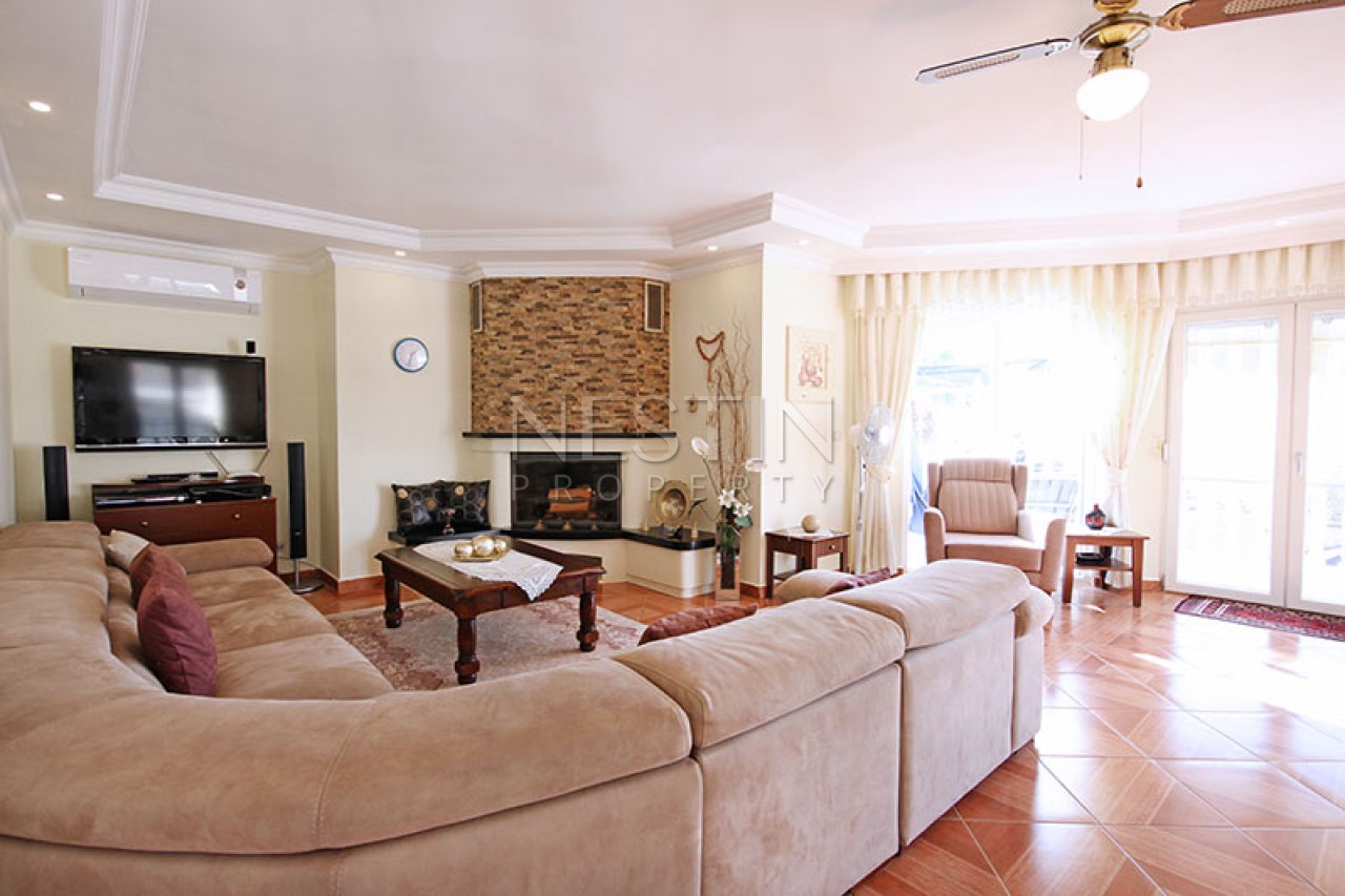 Уютная, большая Вилла 3+1 в районе Махмутлар с видом на горы и Средиземное море фото 2