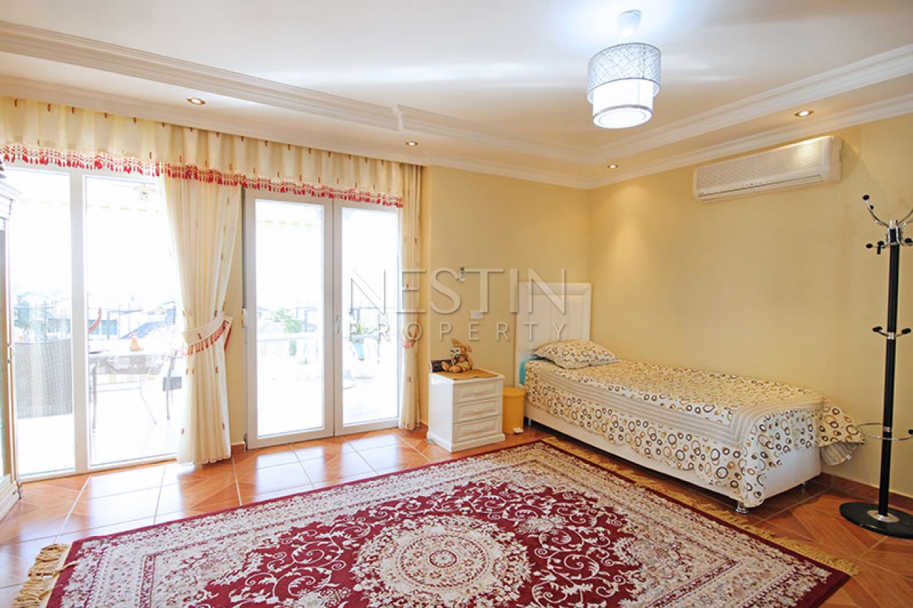 Уютная, большая Вилла 3+1 в районе Махмутлар с видом на горы и Средиземное море фото 23