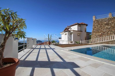 Большая Вилла 3+1 с бассейном в городе Аланья с видом на Средиземное море фото 37