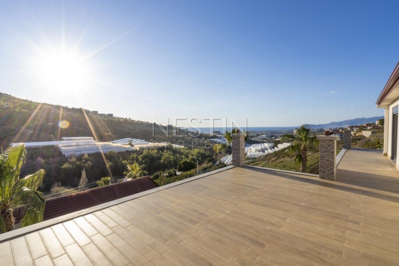 Просторная вилла 7+1 в районе Каргыджак с видом на море фото 19