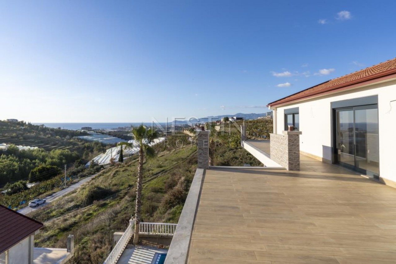 Просторная вилла 7+1 в районе Каргыджак с видом на море фото 20