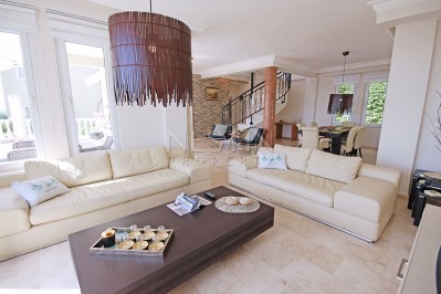 Большая вилла 3+1 в районе Каргыджак с видом на море и горы фото 8