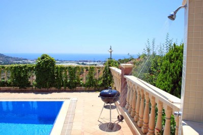 Большая вилла 3+1 в районе Каргыджак с видом на море и горы фото 21