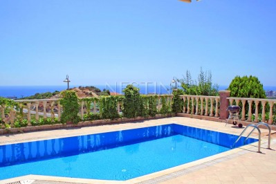 Большая вилла 3+1 в районе Каргыджак с видом на море и горы фото 25