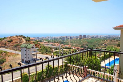 Большая вилла 3+1 в районе Каргыджак с видом на море и горы фото 27