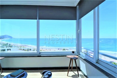 Большая квартира 2+1 в районе Махмутлар с панорамным видом на море фото 12