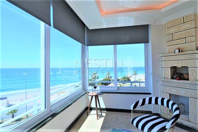 Большая квартира 2+1 в районе Махмутлар с панорамным видом на море фото 13