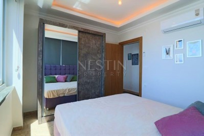 Большая квартира 2+1 в районе Махмутлар с панорамным видом на море фото 18