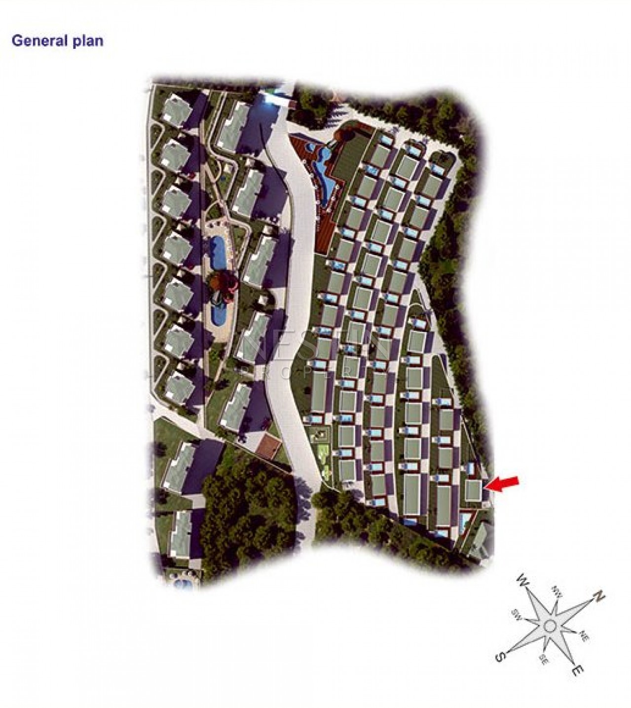 Вилла 5+1 в элитном комплексе в районе Каргыджак фото 91