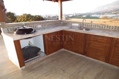 Просторная Вилла 3+2 в районе Каргыджак с видом на Средиземное море и горы фото 7