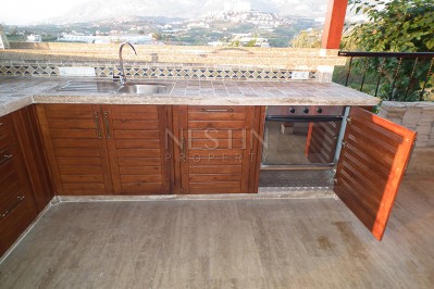 Просторная Вилла 3+2 в районе Каргыджак с видом на Средиземное море и горы фото 8