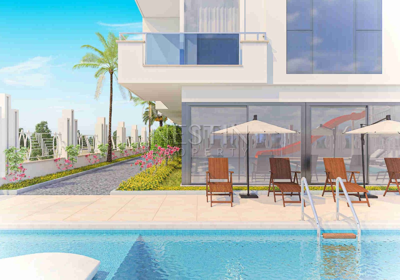 Новый жилой комплекс на стадии строительства в Махмутларе в 400 метрах от моря фото 7