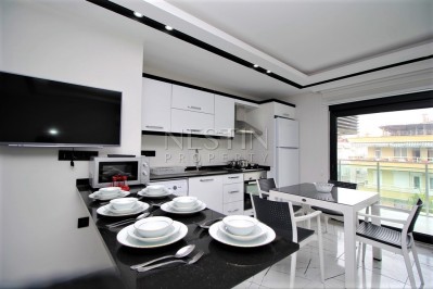 Квартира 1+1 в самом центре Аланьи в 150 м от Средиземного моря фото 1