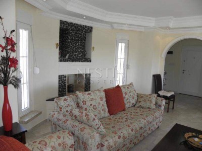 Вилла 4+1 с садом в закрытом комплексе в Авсалларе фото 14