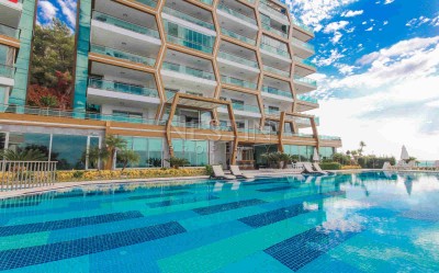 Роскошная квартира 2+1 на первой линии от моря в Каргыджаке фото 37